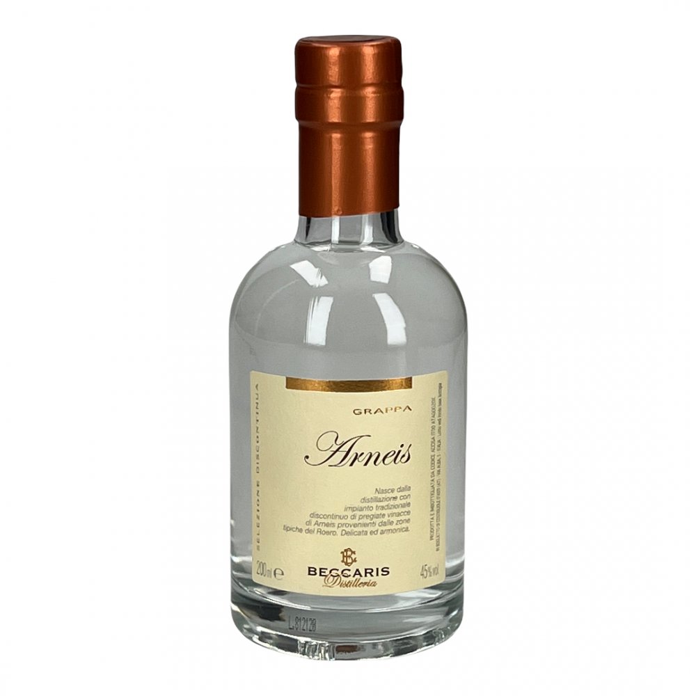 Beccaris Grappa Arneis Mini 0 2l 45